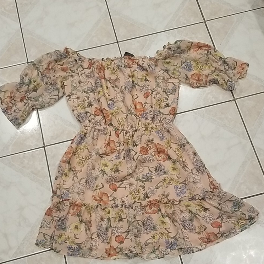 Forever 21 Floral Off Shoulder Dress